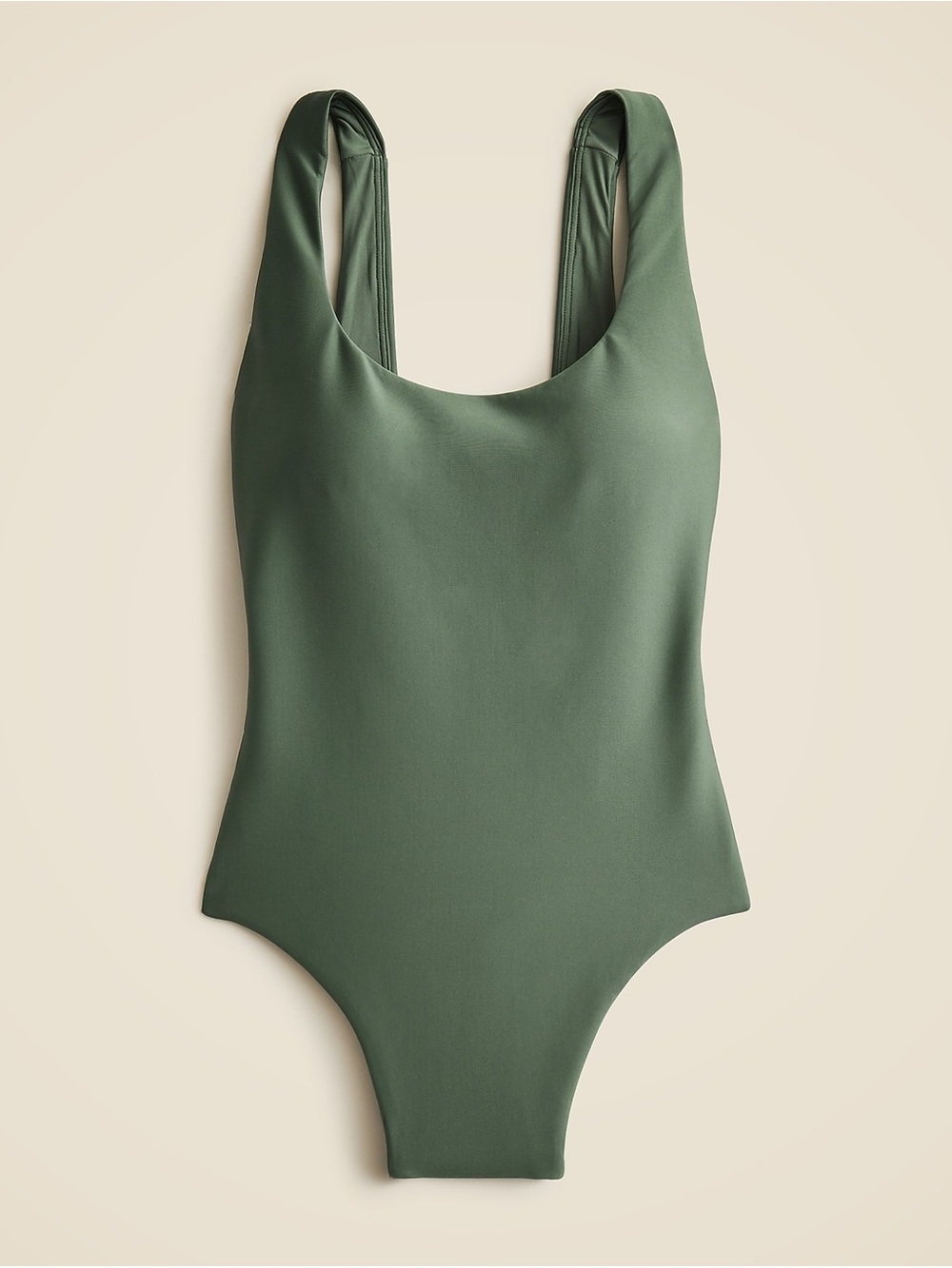 J.Crew Claudia One Piece Classic Sculp Swimsuit Green Size 10 NWT